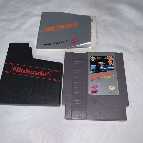 Metroid NES Nintendo Game (Nintendo Entertainment System, 1987) Manual & Case - Picture 1 of 8